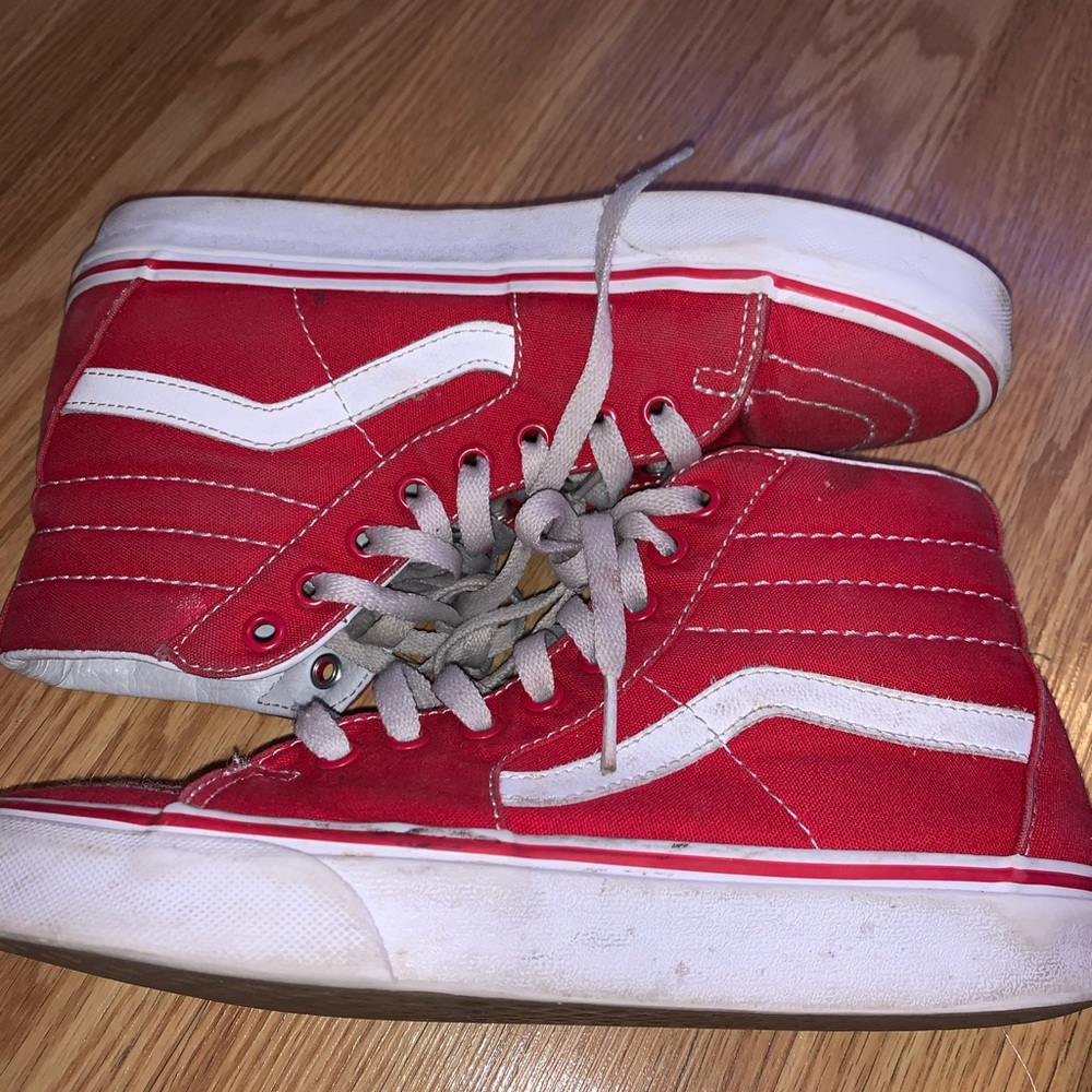 Red Vans - Picture 4 of 4